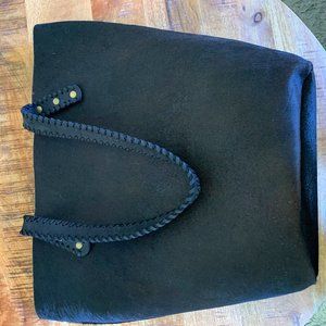 Roho Tsavo Black Rawhide Purse